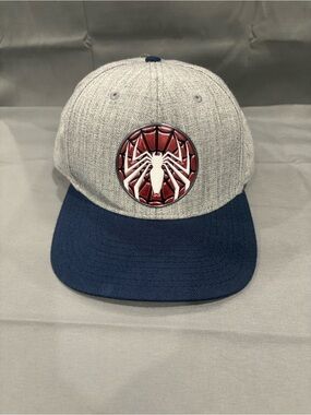 Marvel Spider-Man Adult adjustable Gray, Blue, Red Baseball Hat